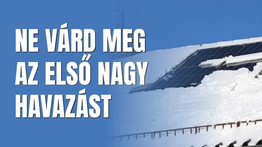 Hófogás a tetőn: miért fontos, és mikor nem elég egyetlen sor?